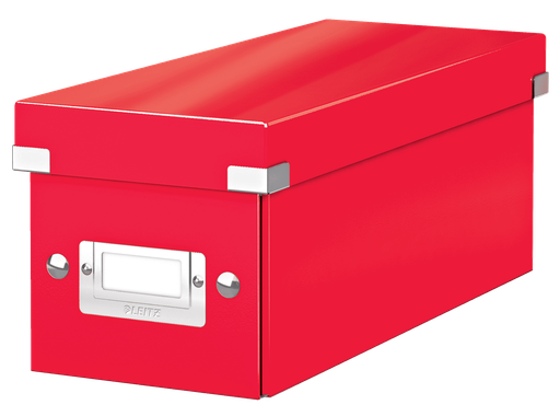 [ESS-60410026] Opbergdoos Leitz Click&Store WOW PP voor CD's metallic (rood)