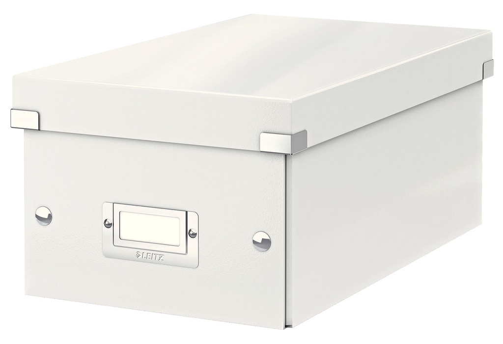 Opbergdoos Leitz Click&Store WOW PP voor DVD's metallic