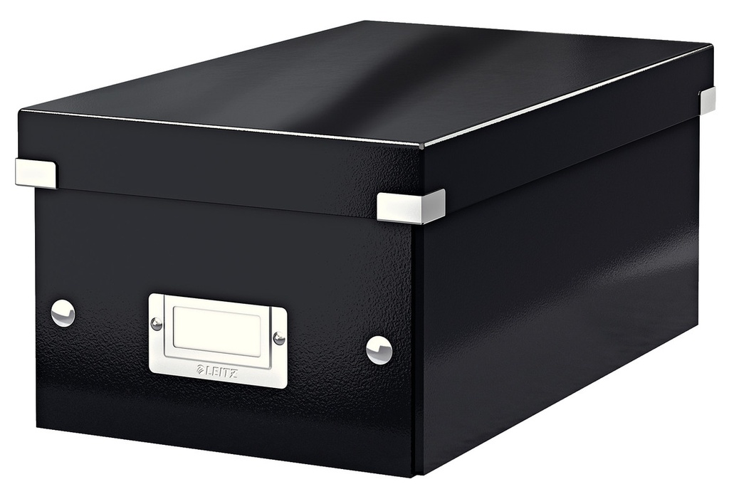 Opbergdoos Leitz Click&Store WOW PP voor DVD's metallic