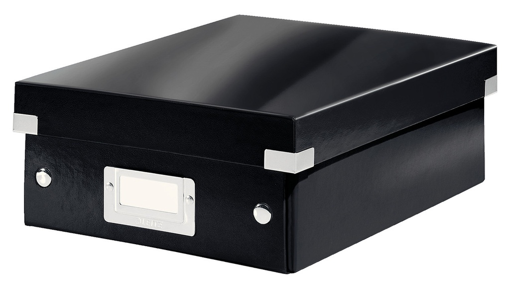Opbergdoos Leitz Click&Store WOW PP A5 met sorteervakken metallic