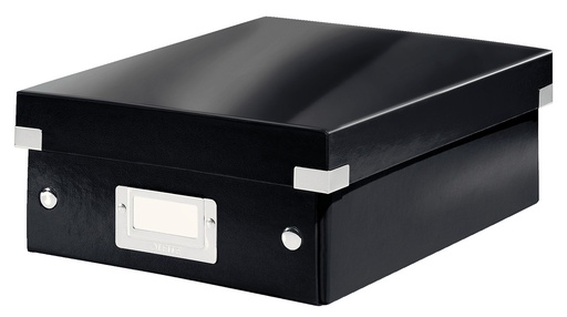 [ESS-60570095] Opbergdoos Leitz Click&Store WOW PP A5 met sorteervakken metallic (zwart)