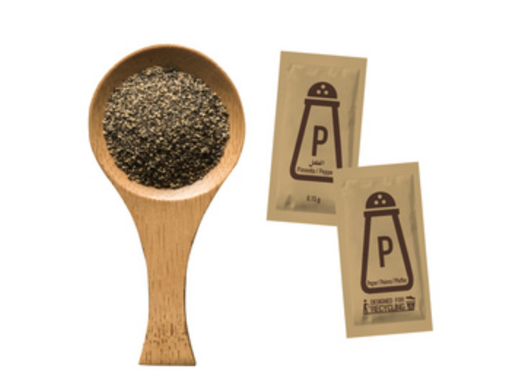 Zakje met peper Hellma porties 0,15g (2000)