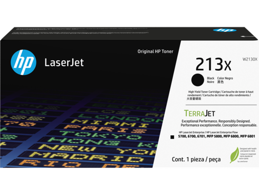 [HP-HPW2130X] Toner HP Color Laser 213X Color LaserJet Enterprise  (BK (black))