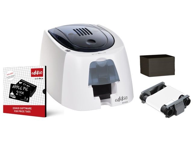 Kaartprinter Evolis Edikio Access voor zwarte prijskaartjes