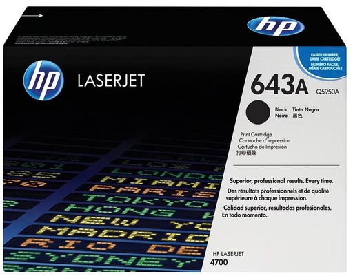 [HP-HPQ5950A] Toner HP Color Laser 643A Color LaserJet  (BK (black))