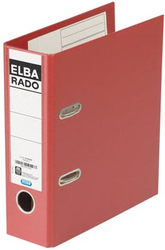 [TIM-22640] Ordner Elba Rado Plast PP A5 80mm (rood)