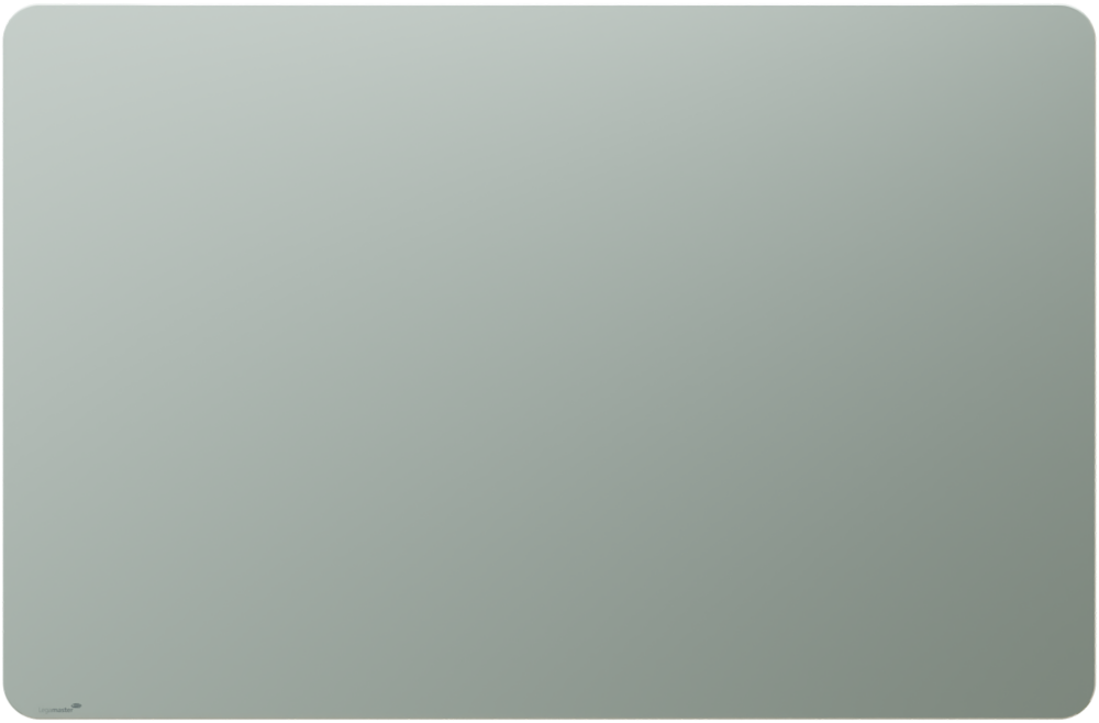 Mat glasbord Legamaster RC 100x150cm met ronde hoeken