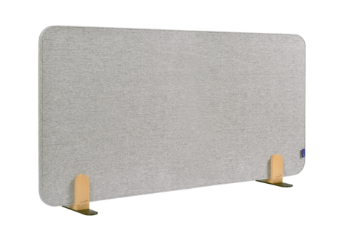 [LM-209831] Akoestisch bureauscherm met houders Legamaster Elements 60x120cm (lichtgrijs)