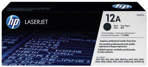[HP-HPQ2612A] Toner HP Mono Laser 12A LaserJet  (BK (black))