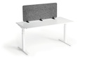 Bureauscherm Durable Effect 120 vilt 120x50cm grijs
