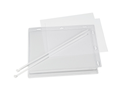 Waterbestendige hoes Durable outdoor A5 met kabelbinders transparant (5)