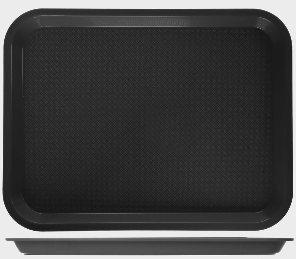 Dienblad Araven 35x27x2cm anti slip zwart