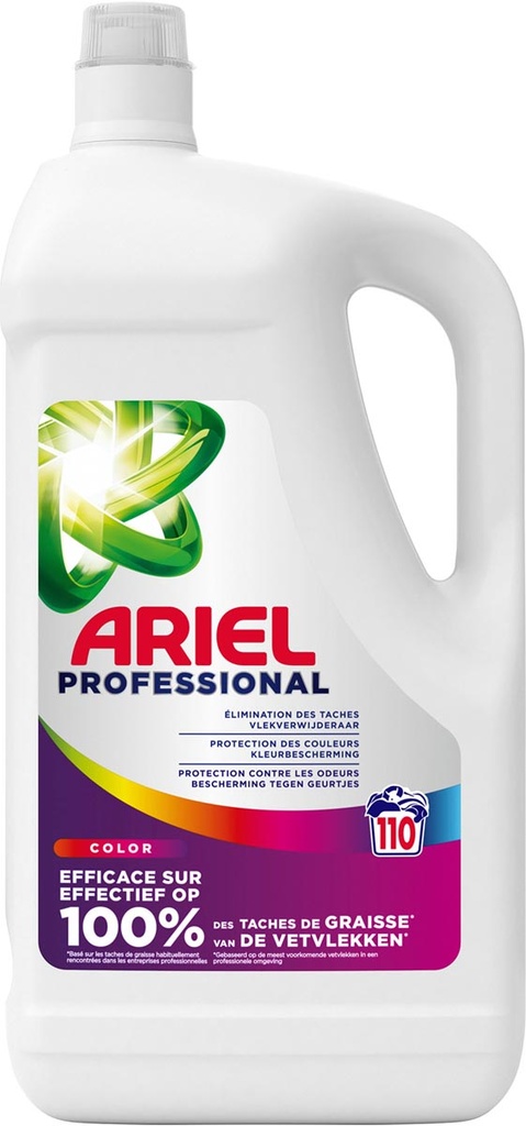 Wasmiddel Ariel Professional Color 110 wasbeurten fles 4,95L