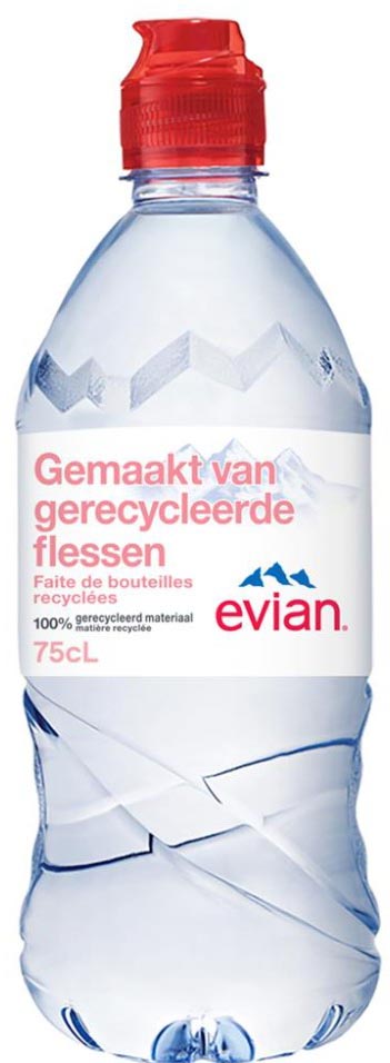 Water Evian fles 75cl (12)