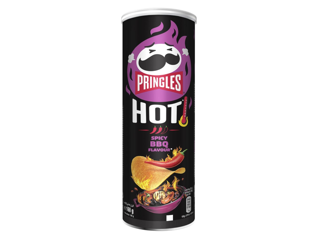 Chips Pringles 160g hot BBQ ribs