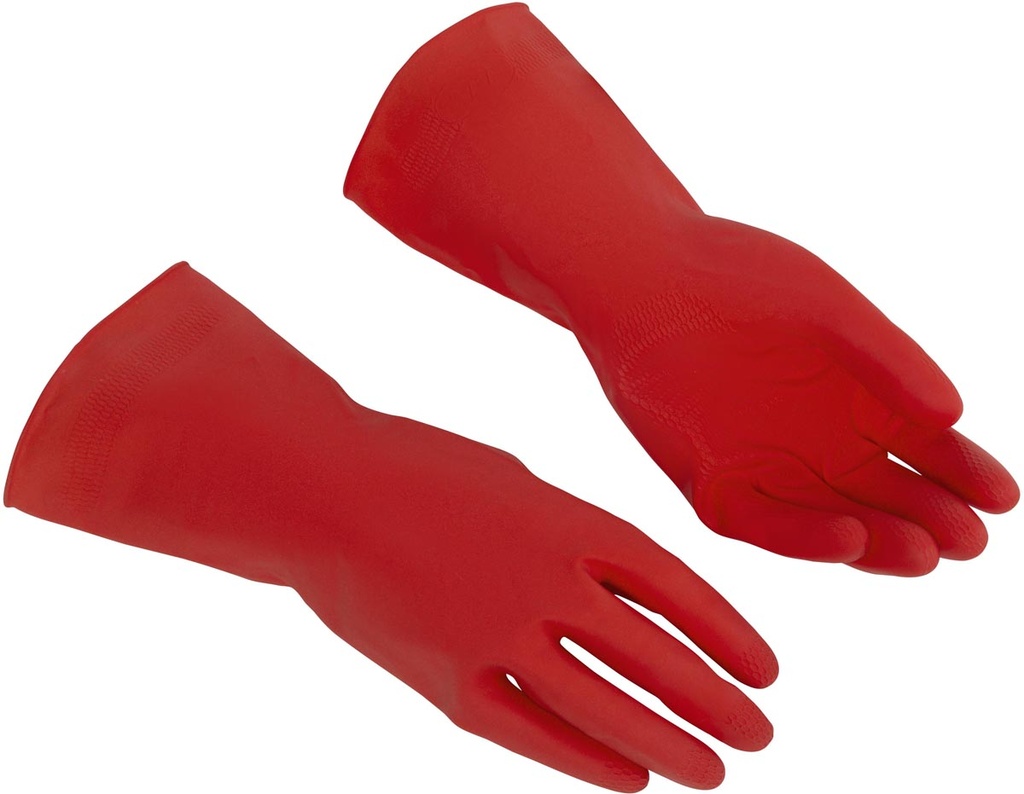 Handschoenen Vileda Multi Purpose latex L large rood