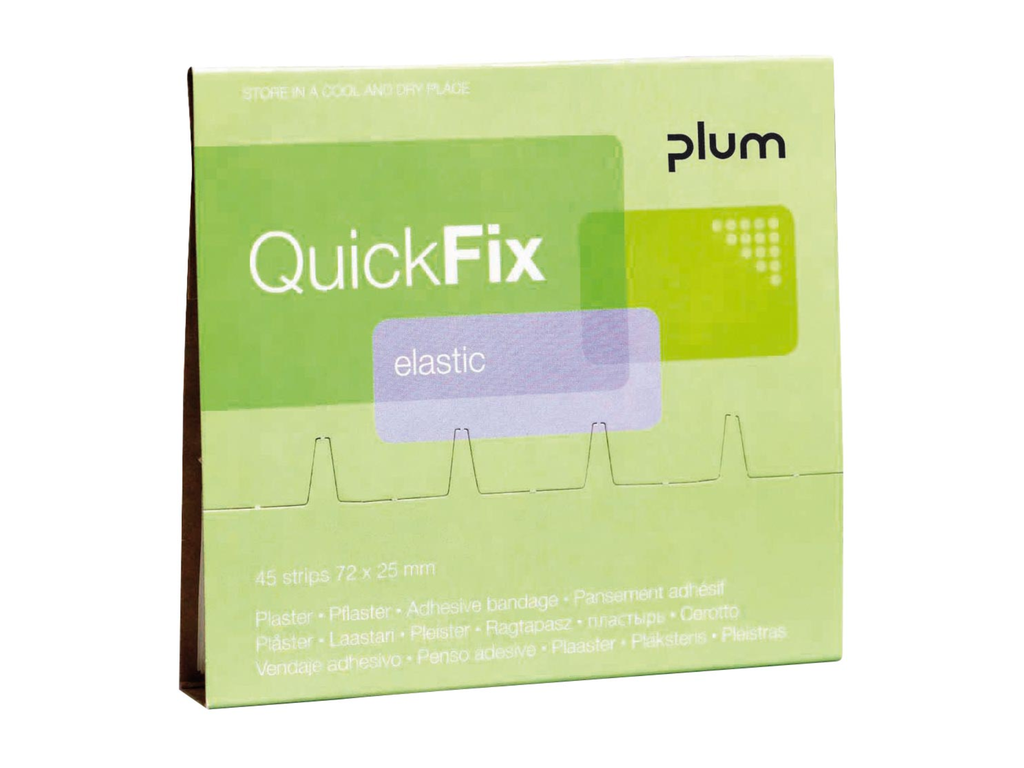 Navulling voor pleisterautomaat Plum QuickFix elastische pleisters (45)