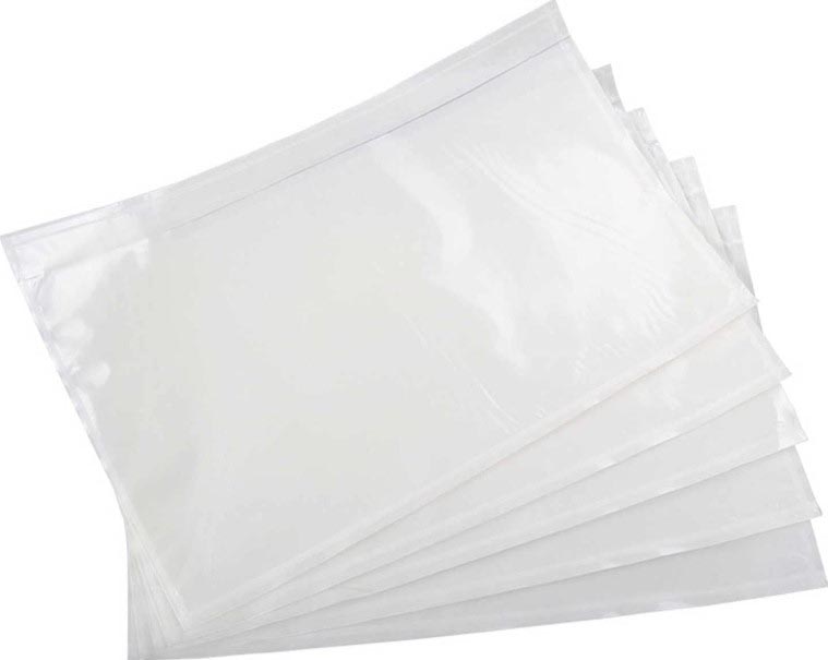 Packing list PP DL 225x122mm blanco transparant (1000)