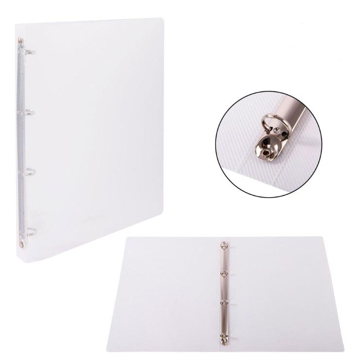 Ringmap PP A4 4 O-ringen 16mm rug 25mm transparant