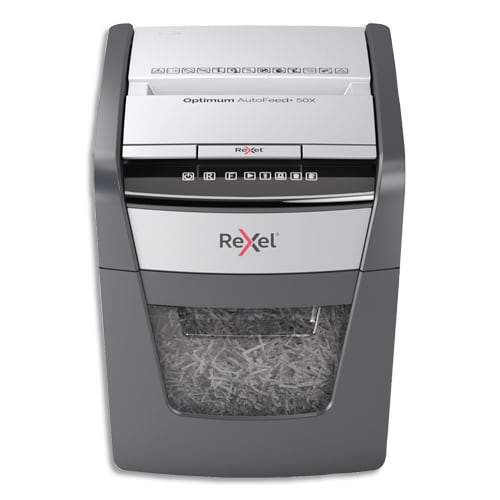 Automatische papiervernietiger Rexel Optimum AutoFeed+ 50X Cross Cut P4