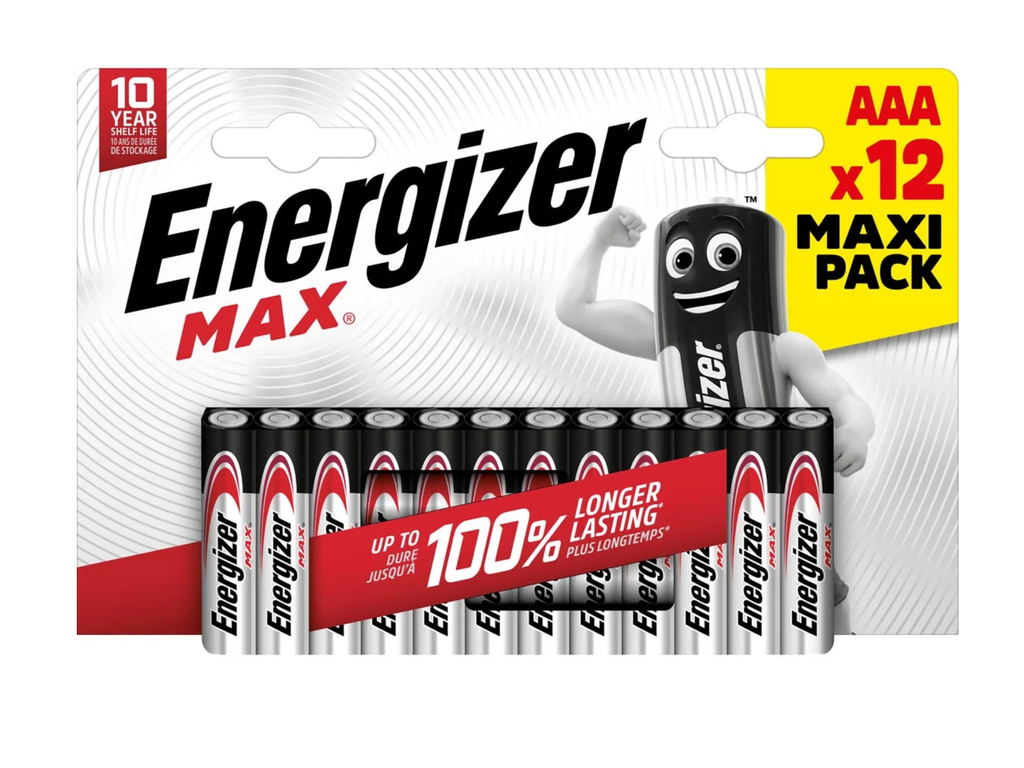 Batterijen Energizer Max AAA (12)