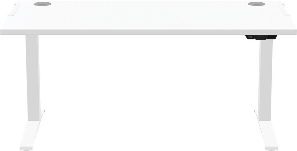 Zit-sta bureau Fellowes Levado onderstel wit