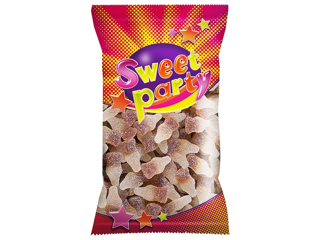 Snoep Sweet Party zure cola flesjes zakje 75g