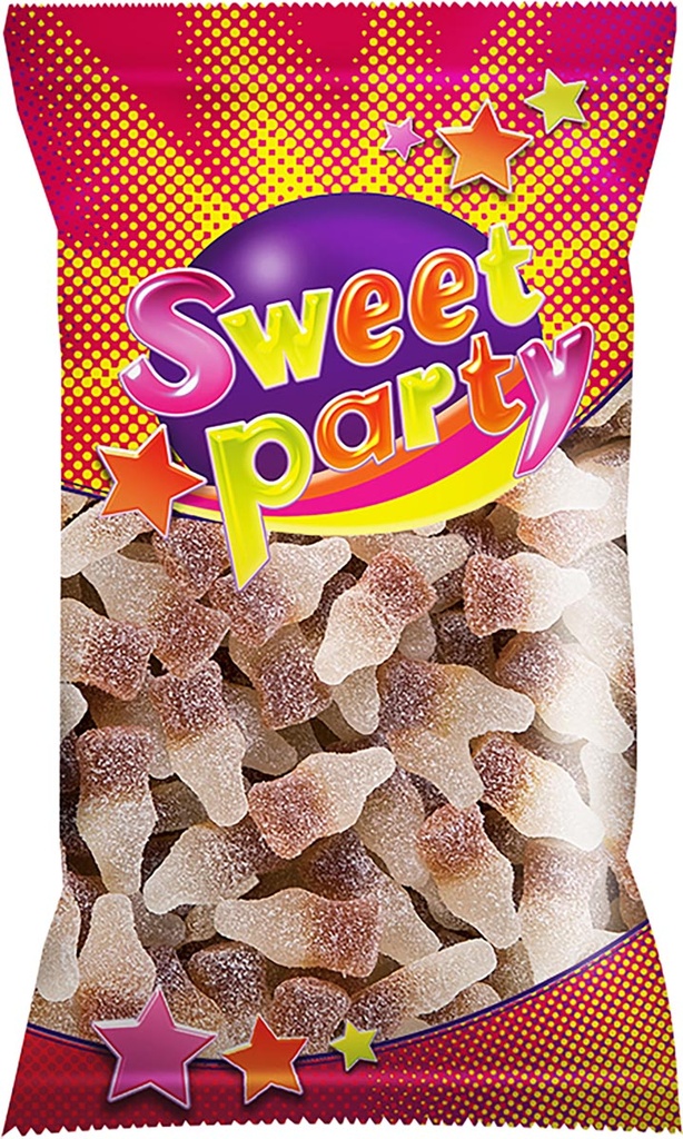 Snoep Sweet Party zure cola flesjes zakje 75g
