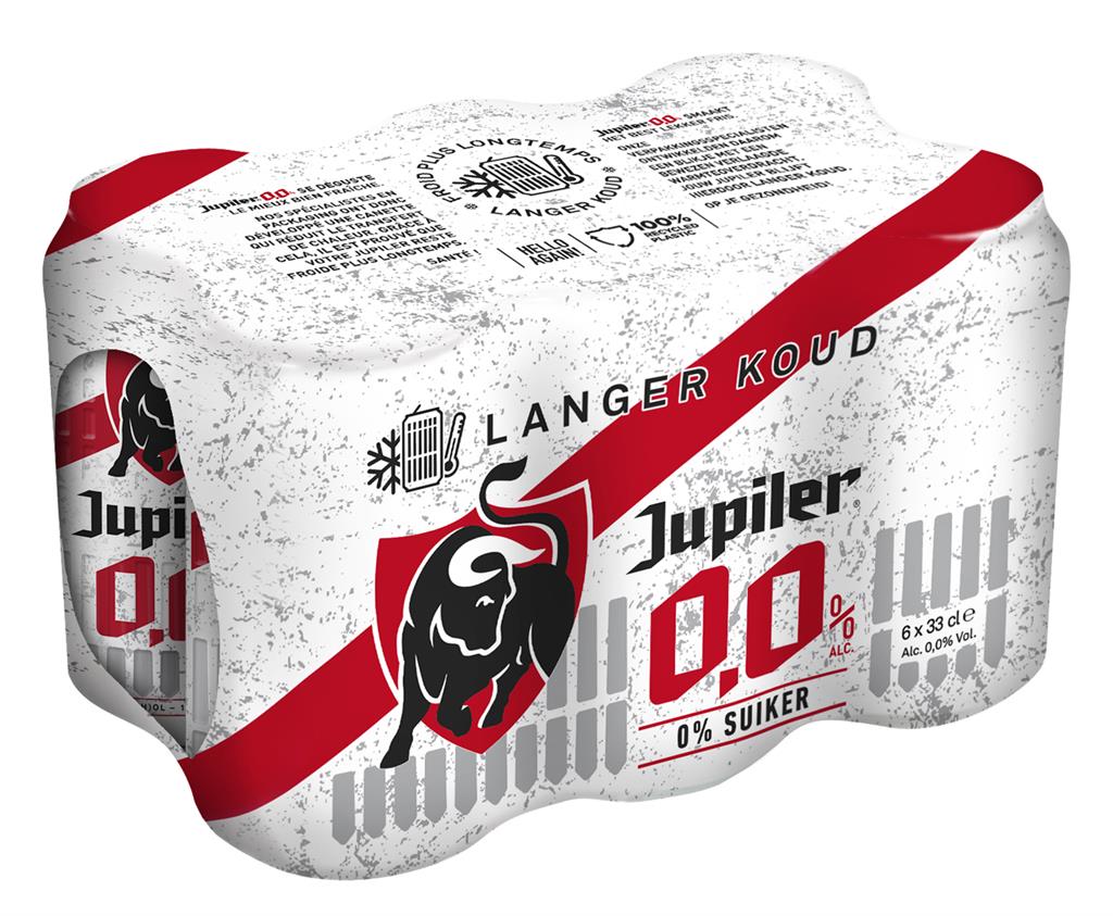 Alcoholvrij bier Jupiler 0.00% blik 33cl (24)