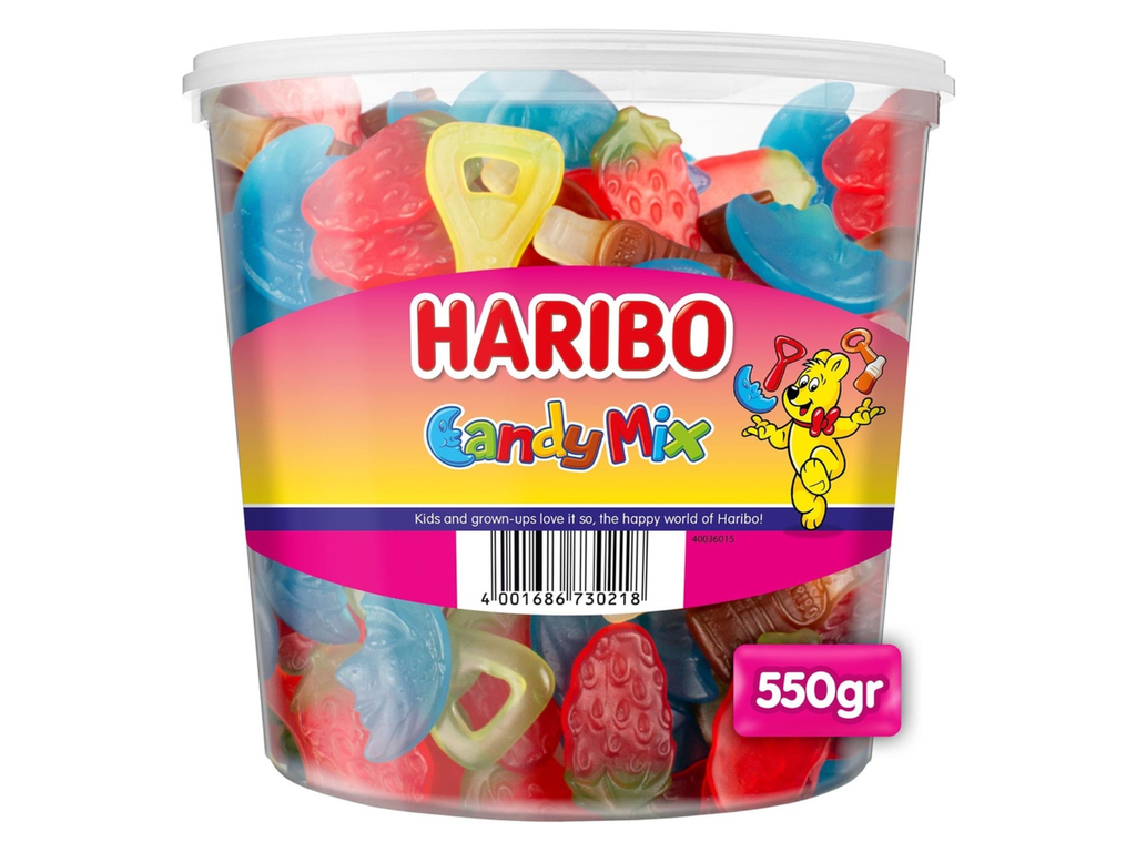 Snoepgoed Haribo  candy mix emmer van 550 g