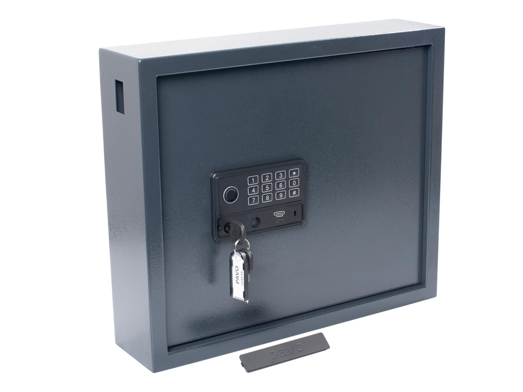 Sleutelkast Pavo Magnettag  voor 20 sleutelhangers donkergrijs