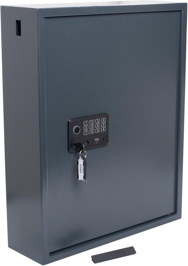 Sleutelkast Pavo Magnettag  voor 100 sleutelhangers donkergrijs