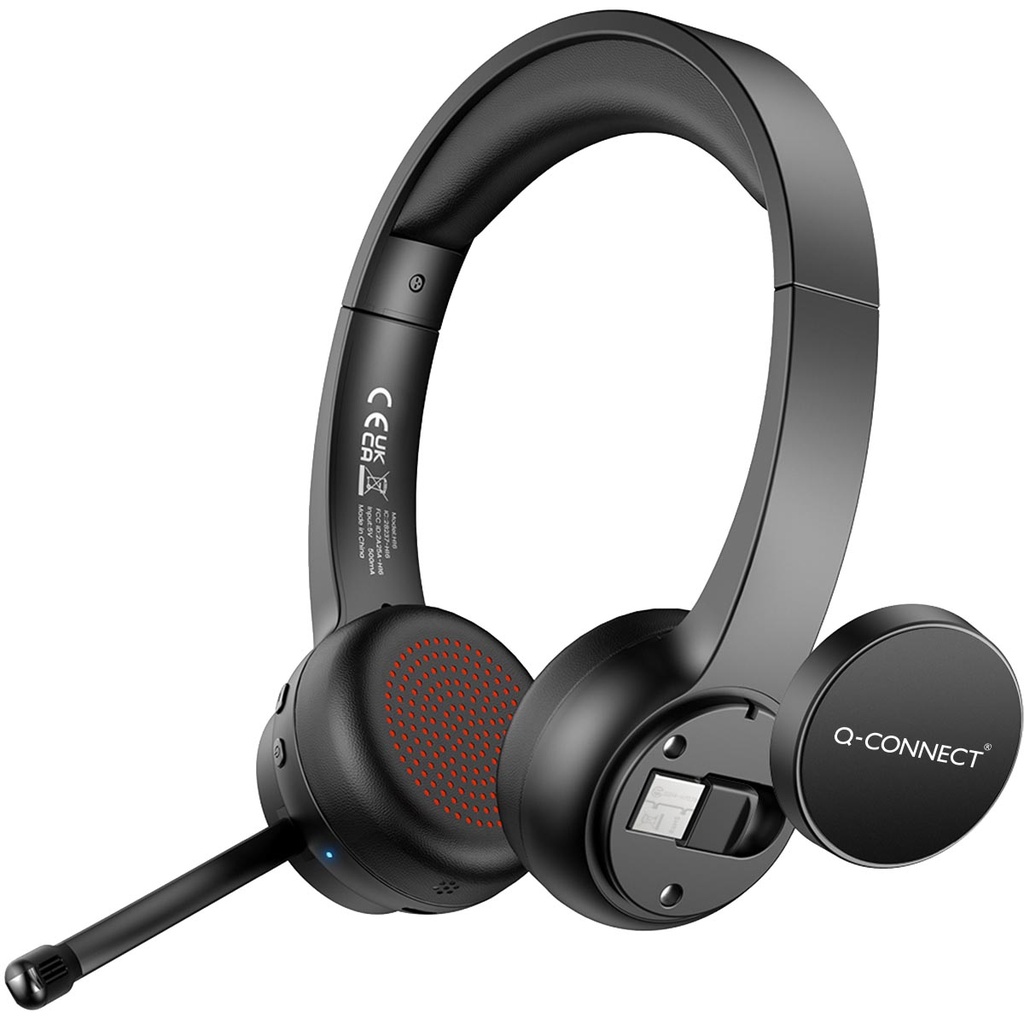  draadloze hoofdtelefoon Q-CONNECT zwart