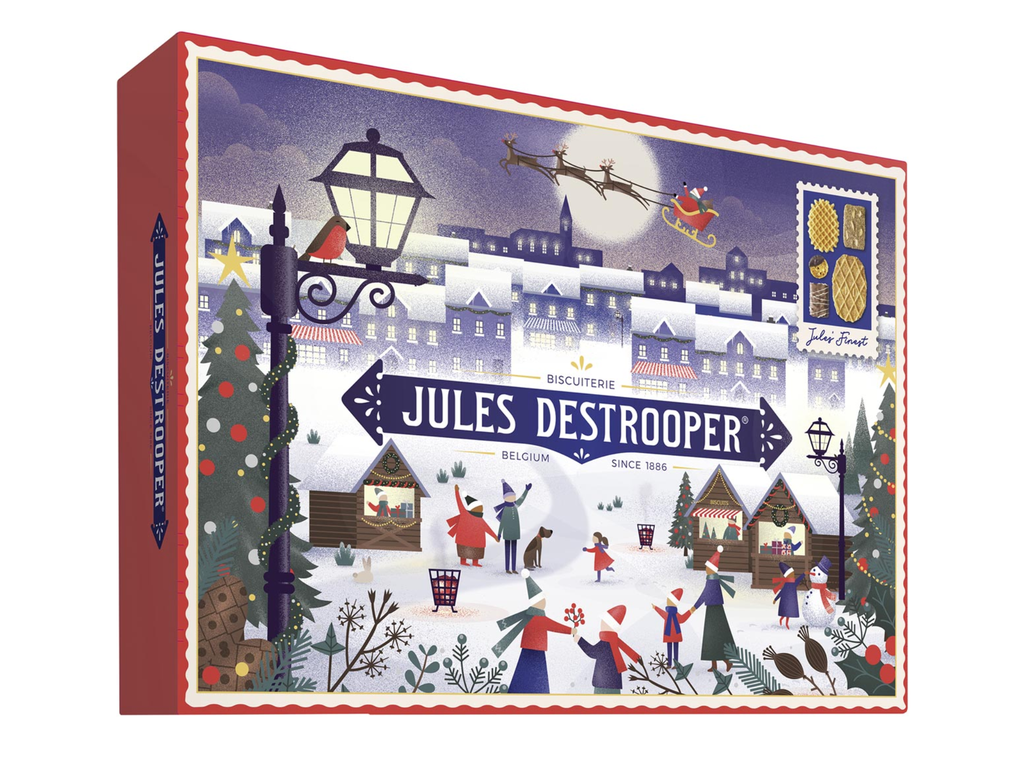 Koekjes Jules Destrooper  Jules' Finest Christmas doos van 250 gram
