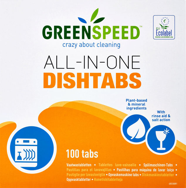 Vaatwastabletten Greenspeed All In One (100)