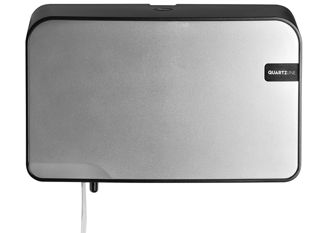 Toiletpapierdispenser Quartzline Q2 klein duo zilver 