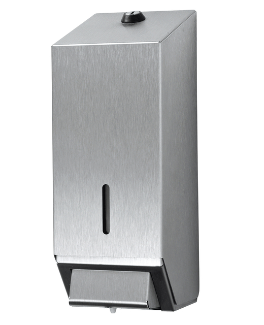 Zeepdispenser Euro Products navulbaar 1000ml zilver 