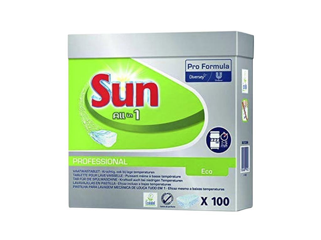 Vaatwastabletten Sun Pro Formula All-in-one Eco(100)