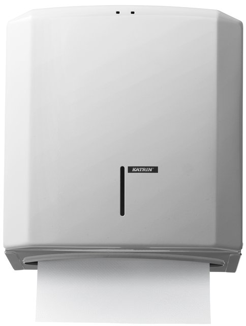 Handdoekdispenser Katrin medium wit 