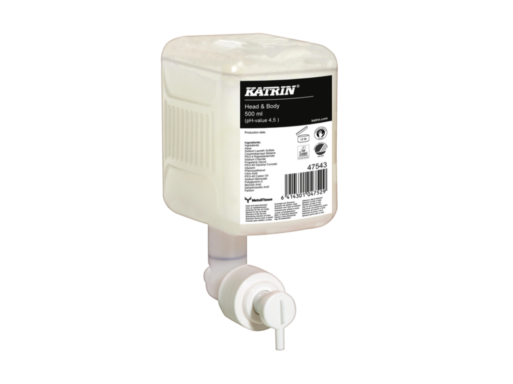 Handzeep Katrin Head & Body vloeibaar 500ml 