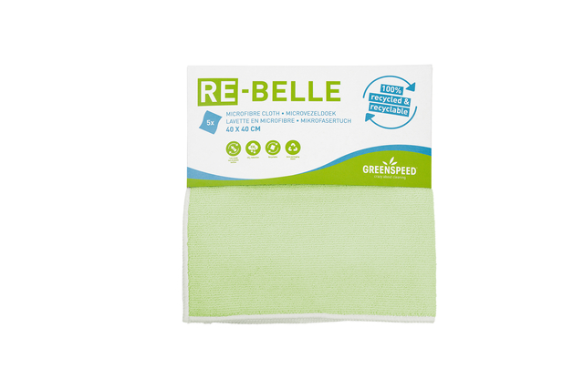 Microvezeldoek Greenspeed Re-belle 40x40cm groen (5)