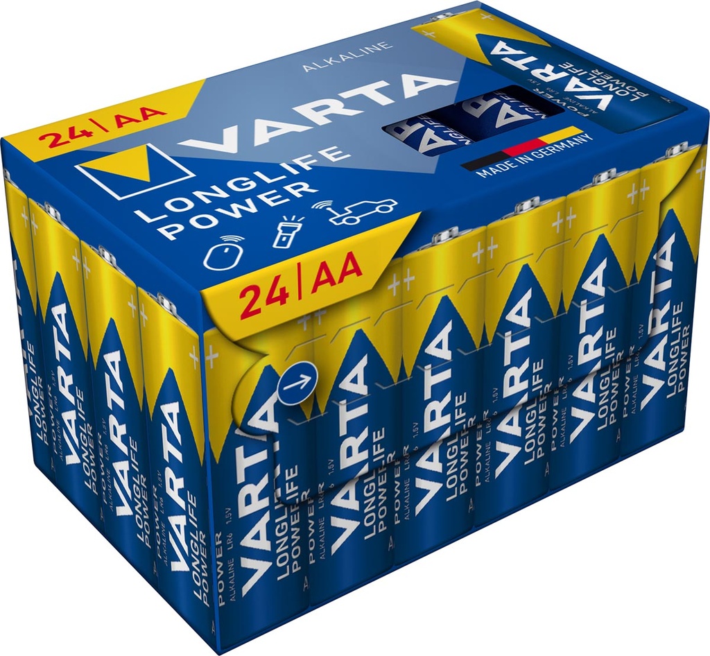 Batterij Varta Longlife Power AA (24)