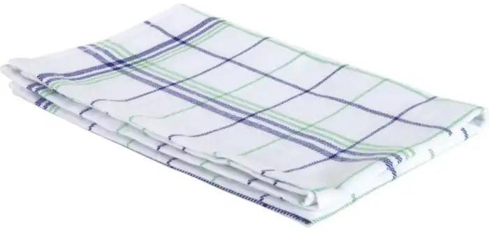 Handdoek Christelle ft 50 x 70 cm geruit groen blauw (6)