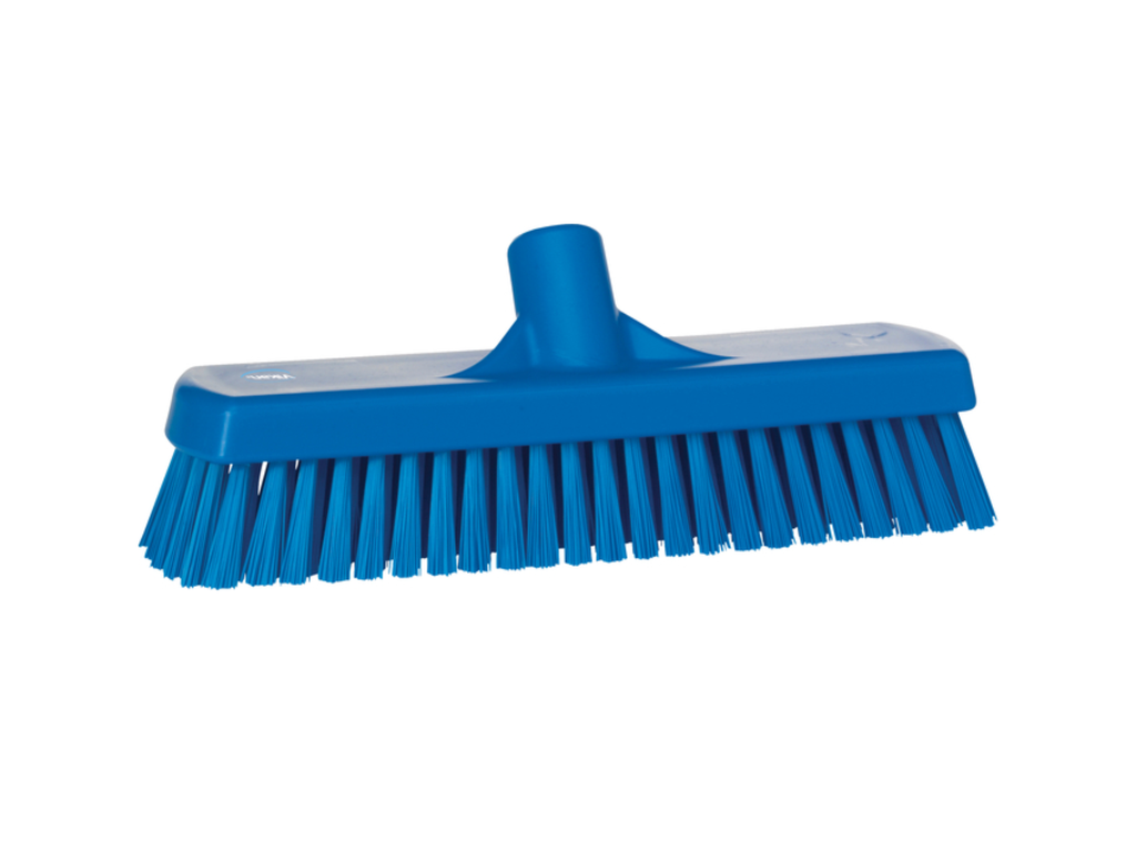 Vloerschrobber Vikan harde vezel 305mm blauw