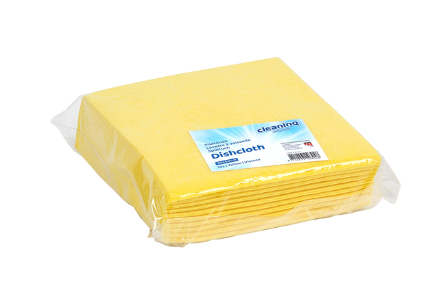 Werkdoek Cleaninq non-woven 38x40cm geel (10)