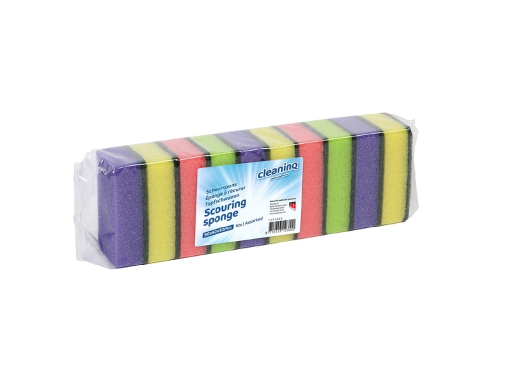 Schuurspons Cleaninq assorti (10)
