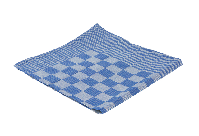 Theedoek Cleaninq blok marine 65x65cm blauw (6)