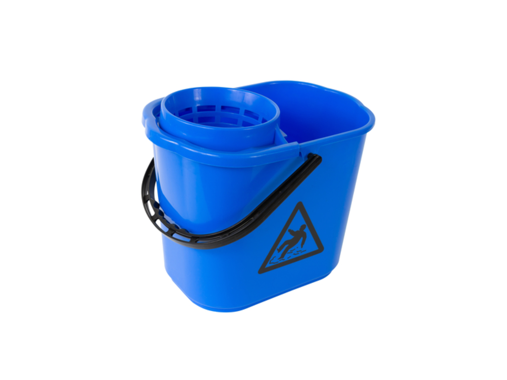 Mopemmer spaans Cleaninq met korf 12L blauw