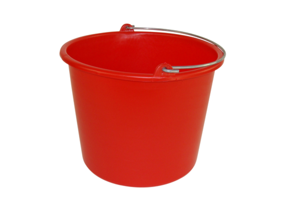 Emmer Cleaninq 12 liter rood