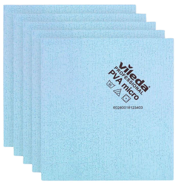 Microvezeldoeken Vileda Pro blauw (5)